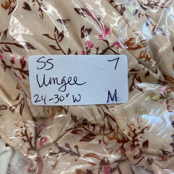 Umgee Tunic Dress Womens Medium Ditsy Floral Mock Wrap Romantic Boho Cottagecore - Picture 14 of 14